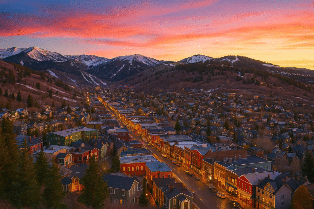 Copilot_20250916_001001 Park City Utah Downtown at Sunset